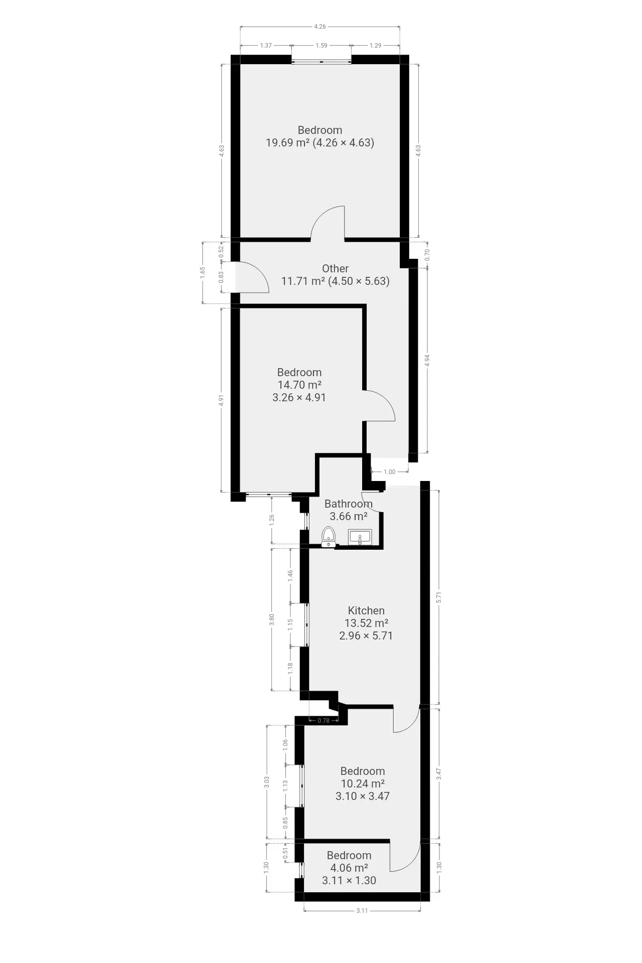 4 pokoje. Remont generalny. Wysoki standard! 20